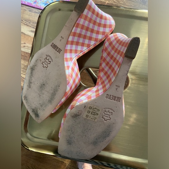 Gingham wedges - Picture 3 of 3